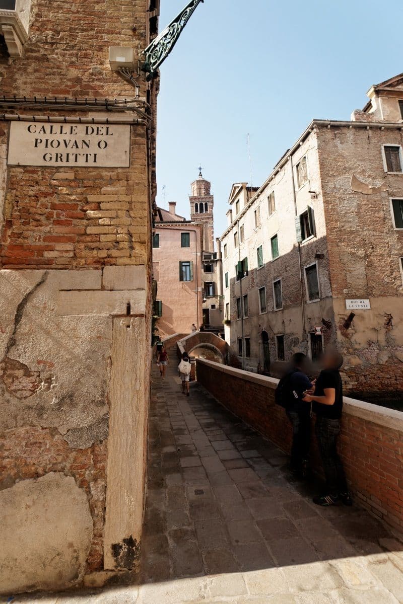 Street view near Hotel Domus Superior, Venice