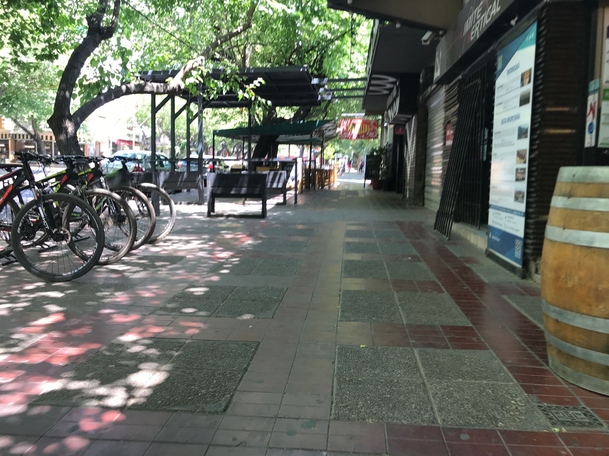 Street view near Crillón, Mendoza