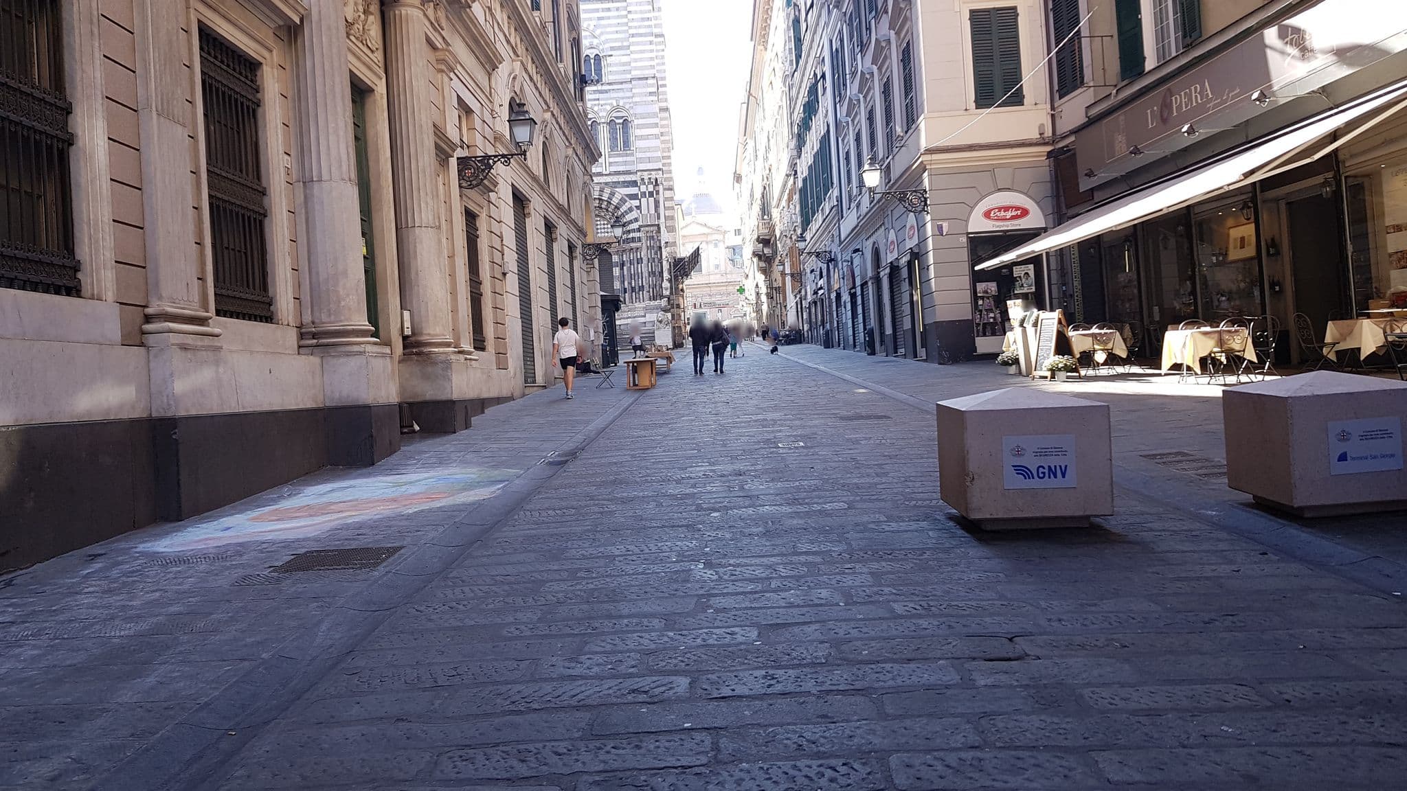 Street view near Casa Sauli, Genoa