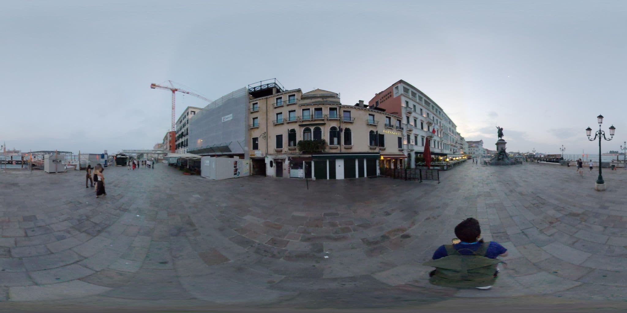 Street view near Hotel Paganelli, Venice