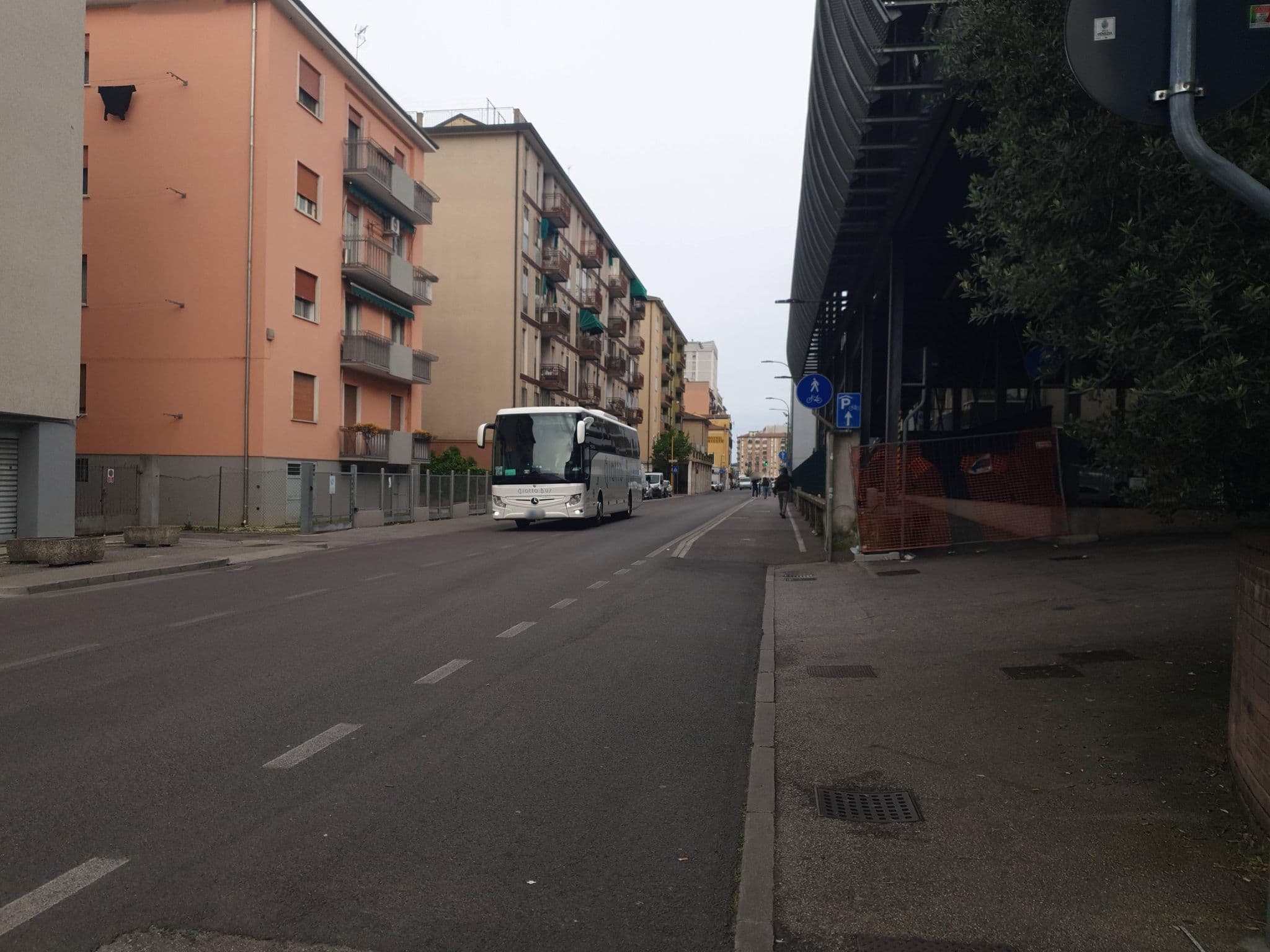 Street view near Pensione Trento, Mestre