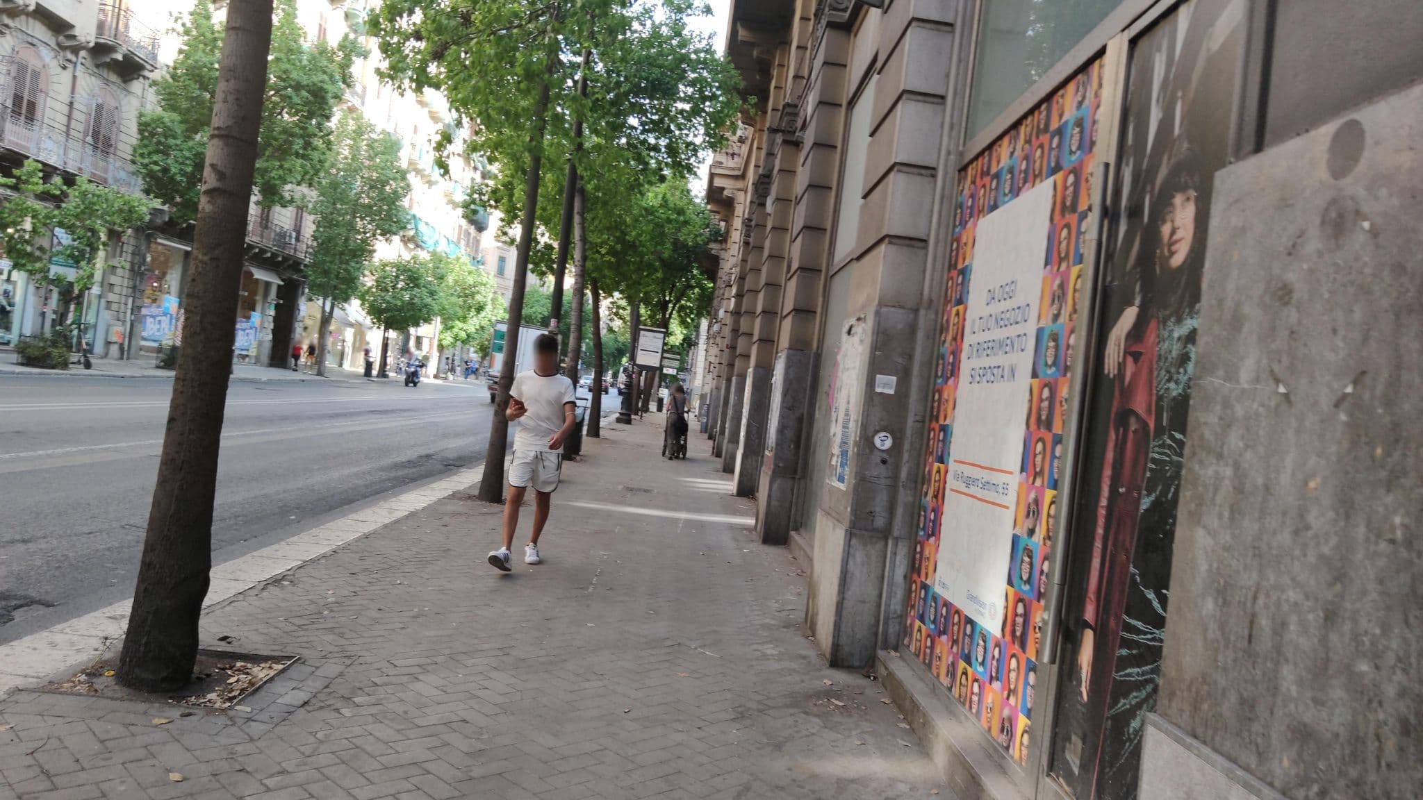 Street view near Sunset hostel Palermo, Palermo