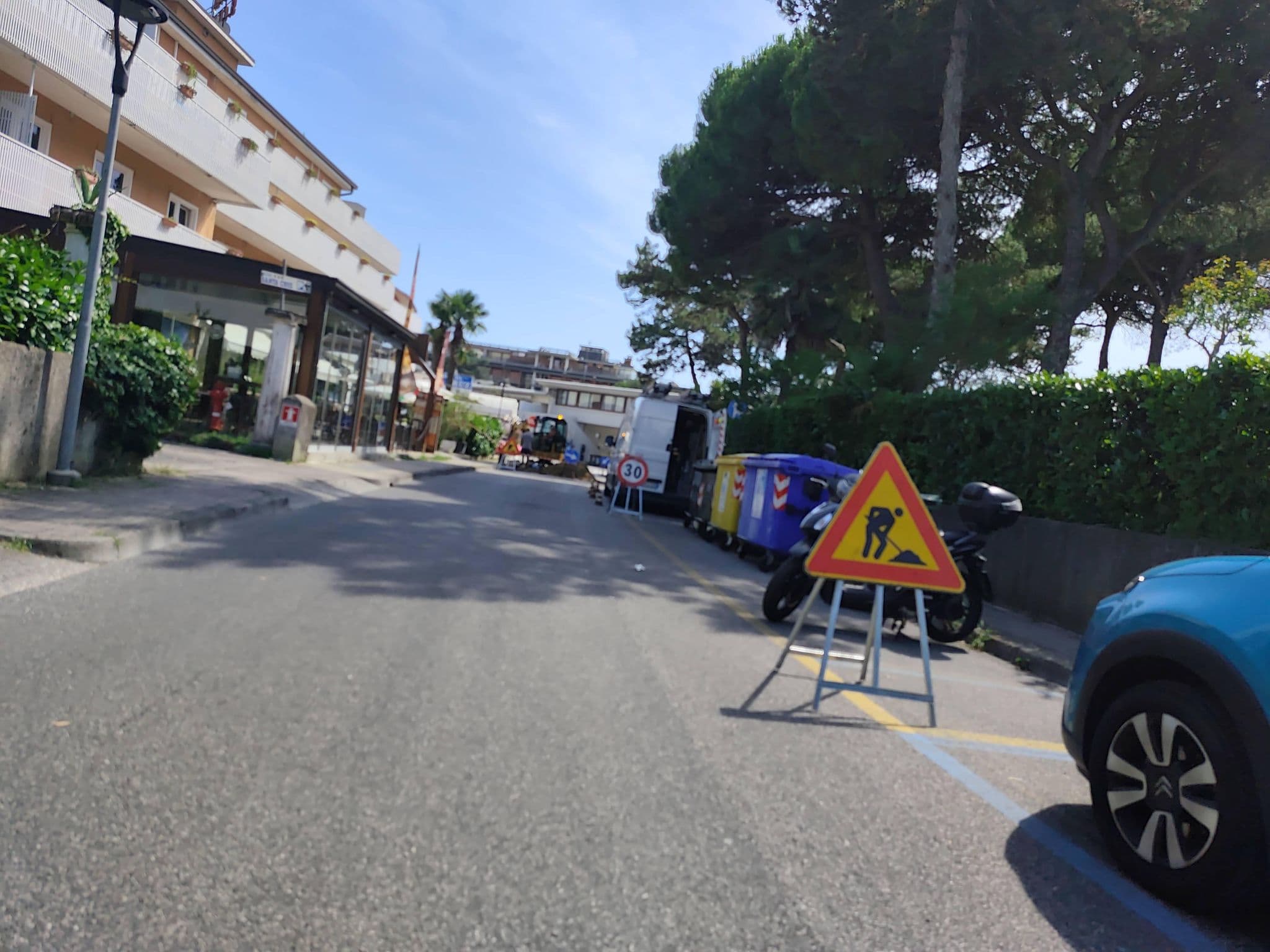 Street view near Medusa Splendid, Lignano Sabbiadoro