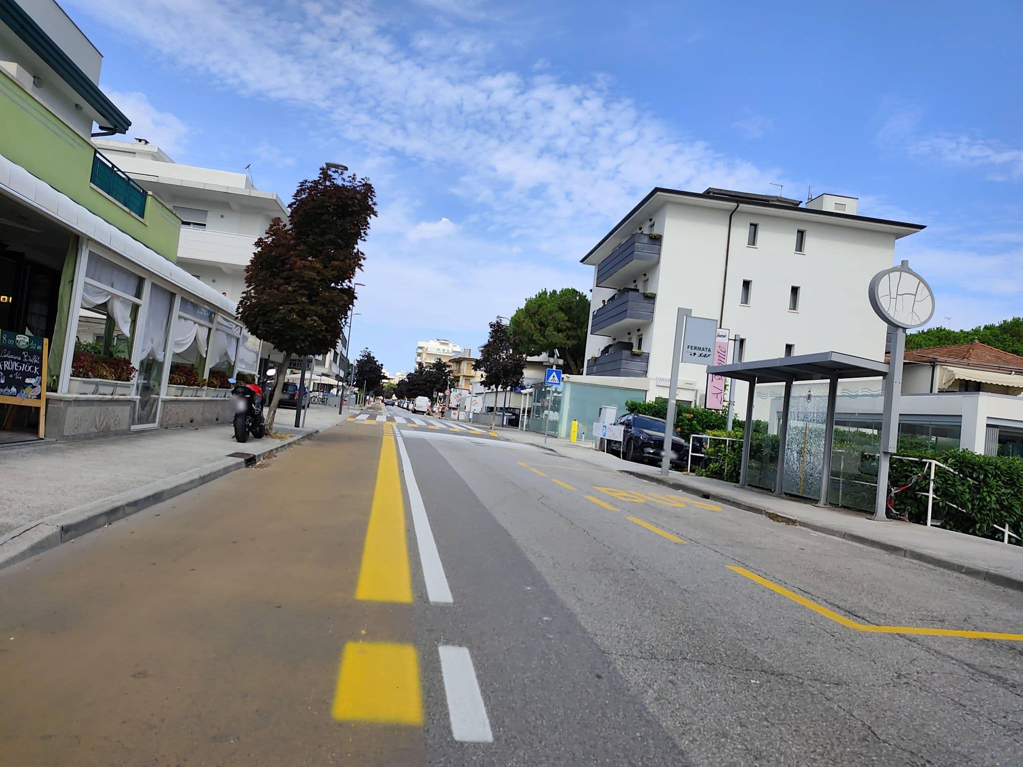 Street view near Orchidea, Lignano Sabbiadoro