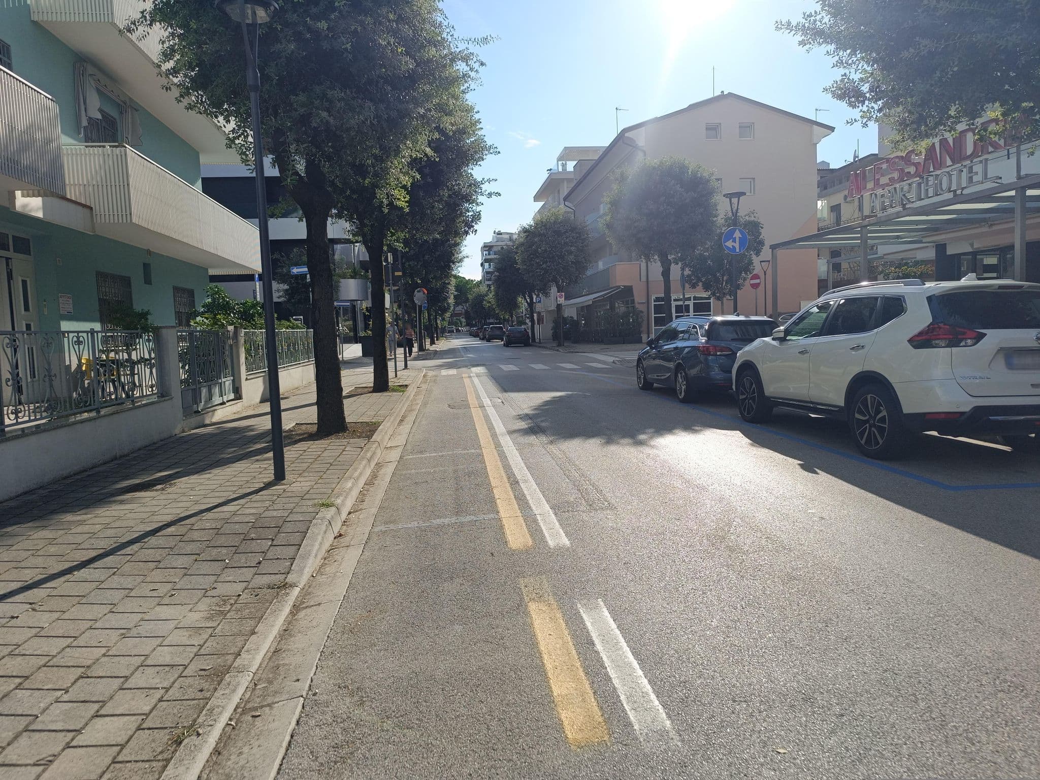 Street view near Alessandria, Lignano Sabbiadoro