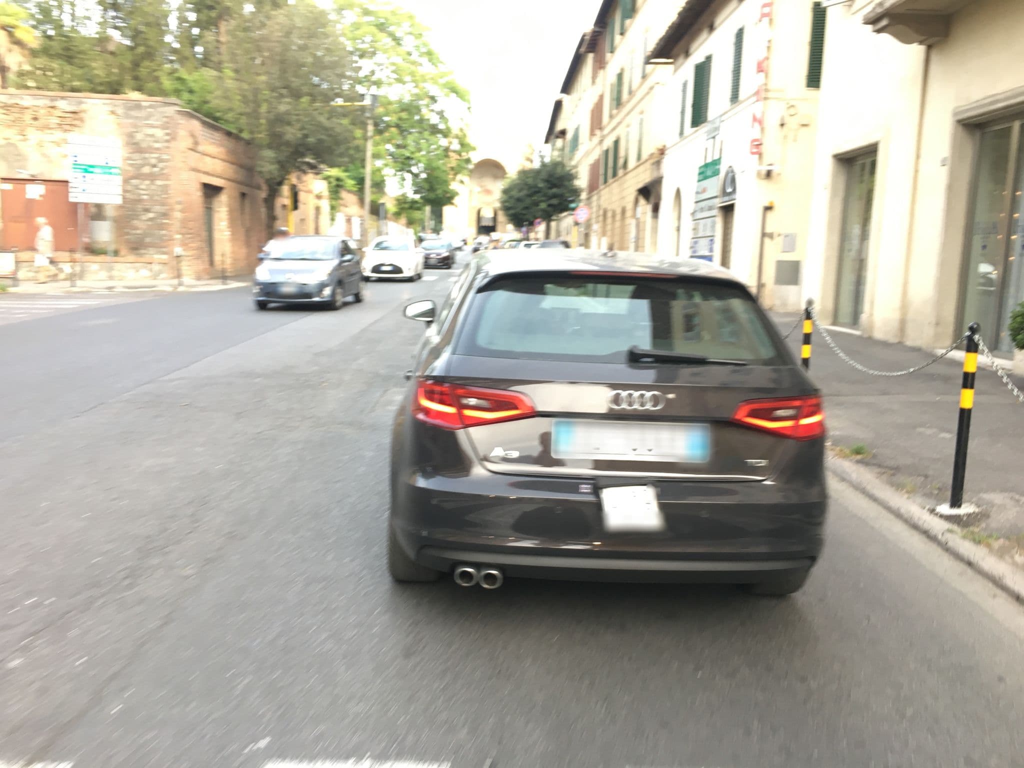 Street view near Hotel Italia, Siena
