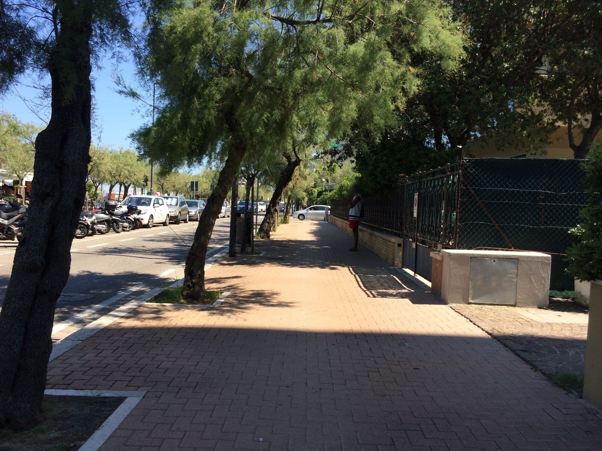 Street view near Hotel Atlantic, Pesaro — © peterleth (CC BY-SA · Mapillary)
