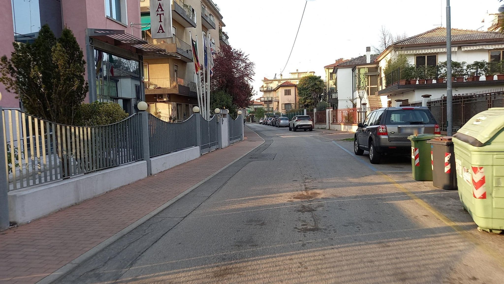 Street view near Hotel Ambasciata, Mestre