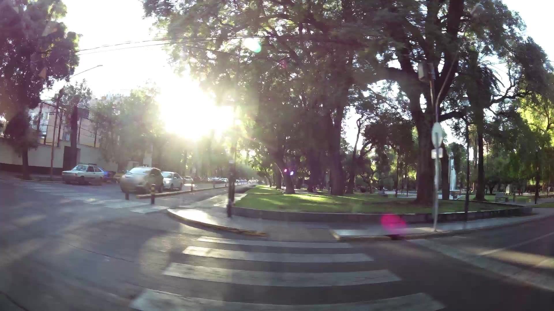 Street view near Hotel Windsor, Mendoza