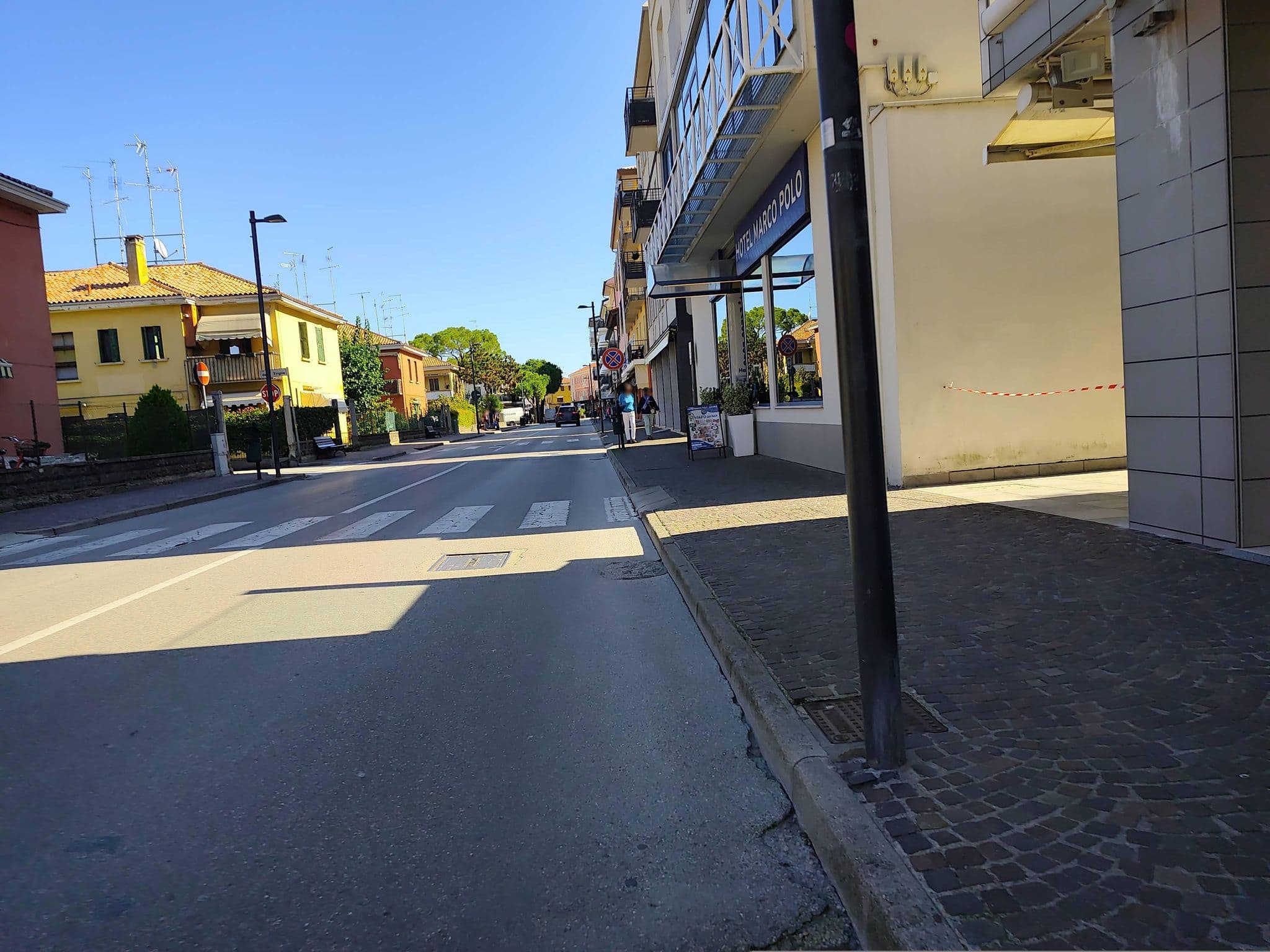 Street view near Marco Polo, Caorle