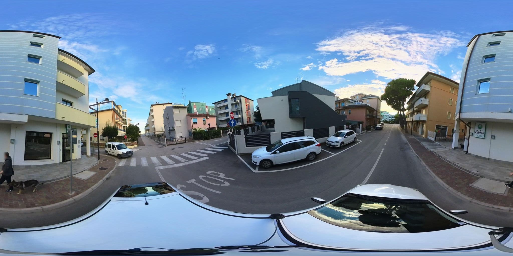 Street view near Bahia, Caorle