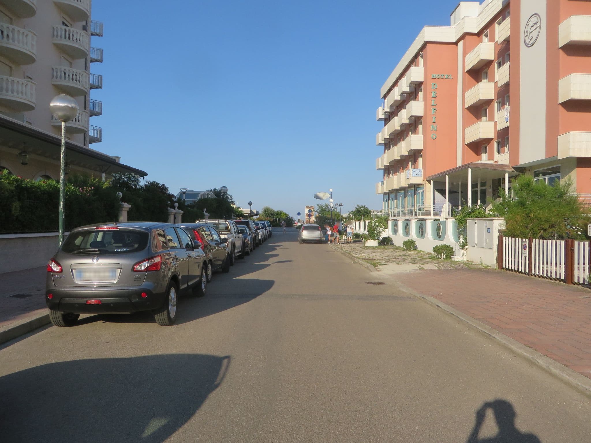 Street view near Hotel Palace, Milano Marittima