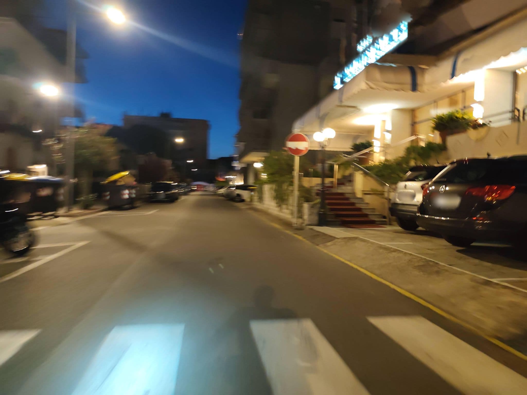 Street view near Ambasciatori Palace, Lido di Jesolo