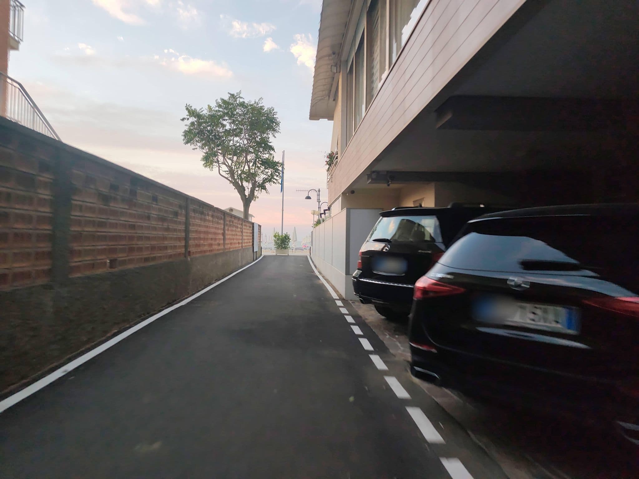 Street view near Sanremo, Lido di Jesolo
