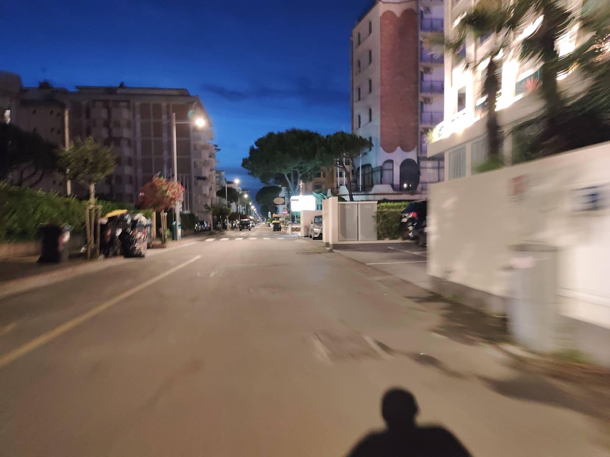 Street view near Cavalieri Palace, Lido di Jesolo