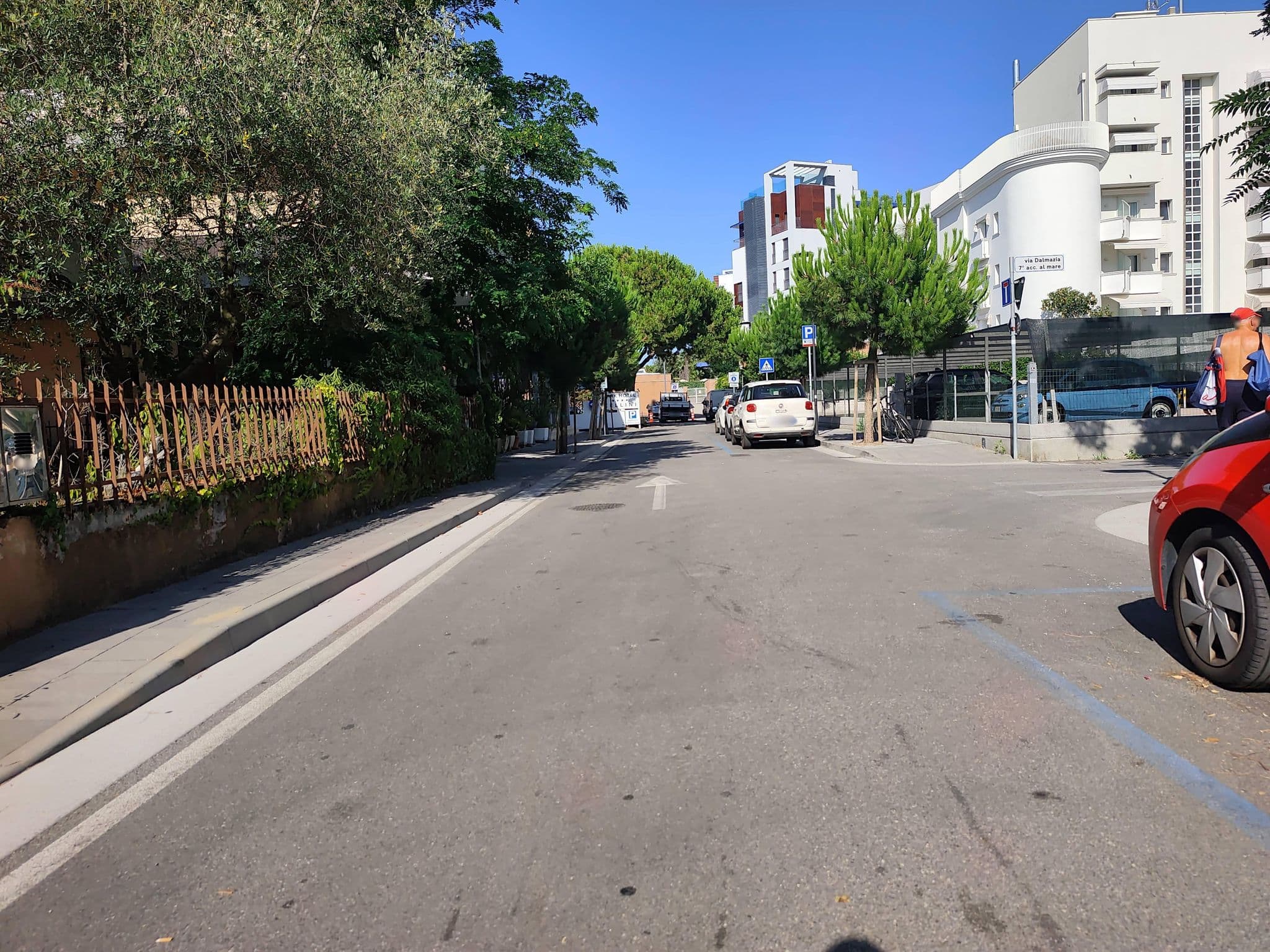 Street view near Villa Dina, Lido di Jesolo