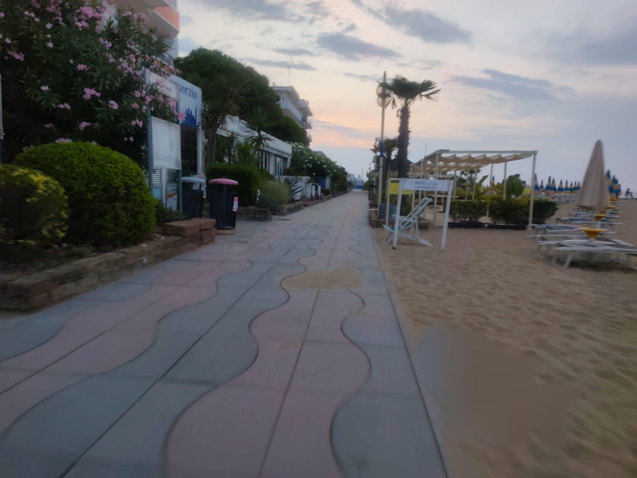 Street view near Villa Gioiosa, Lido di Jesolo