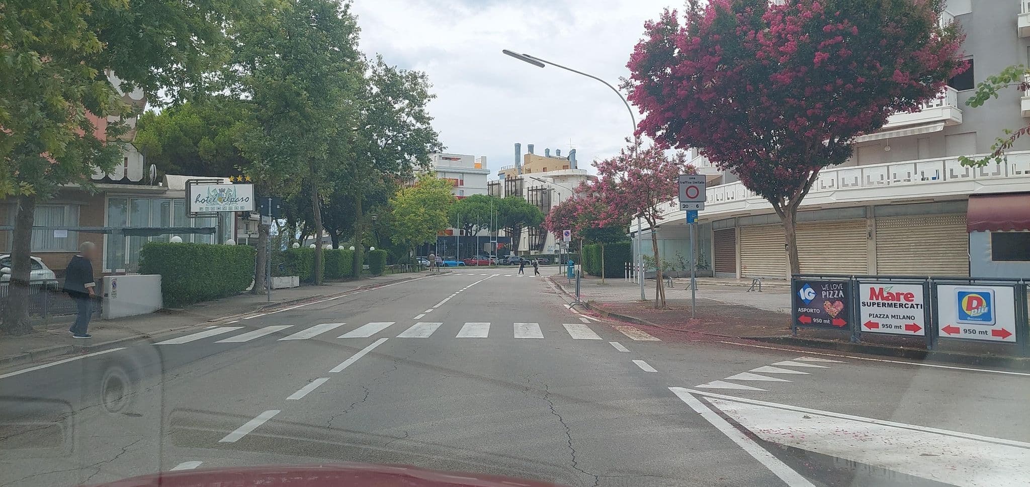 Street view near El Paso, Lido di Jesolo