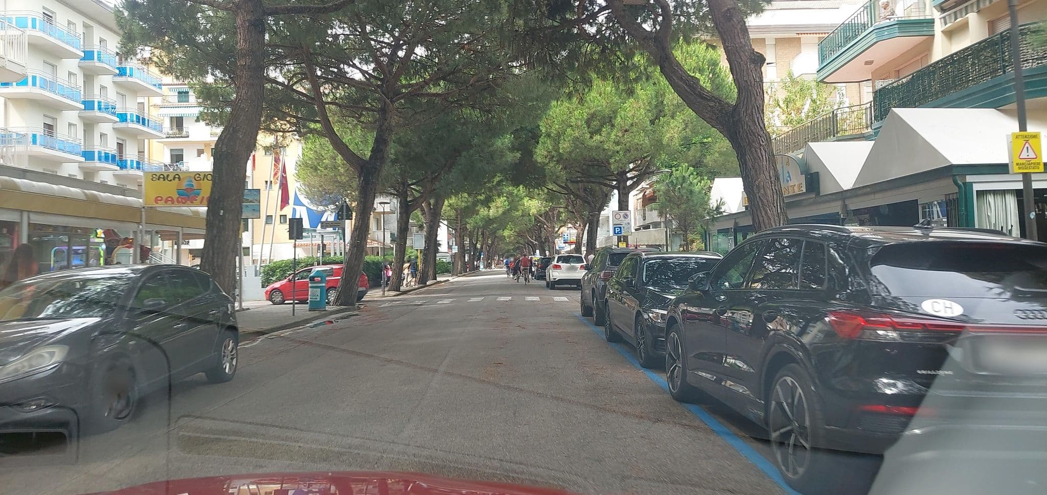 Street view near Il Panfilo, Lido di Jesolo
