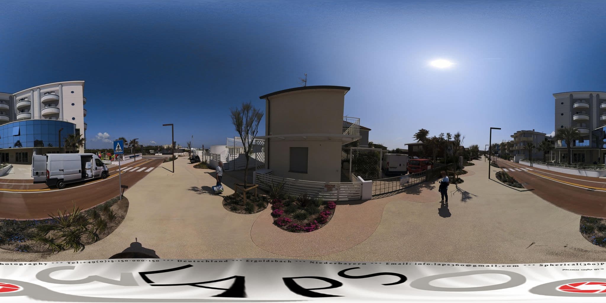 Street view near Blue Paradise Hotel, San Mauro a Mare — © LAPS360 (CC BY-SA · Mapillary)