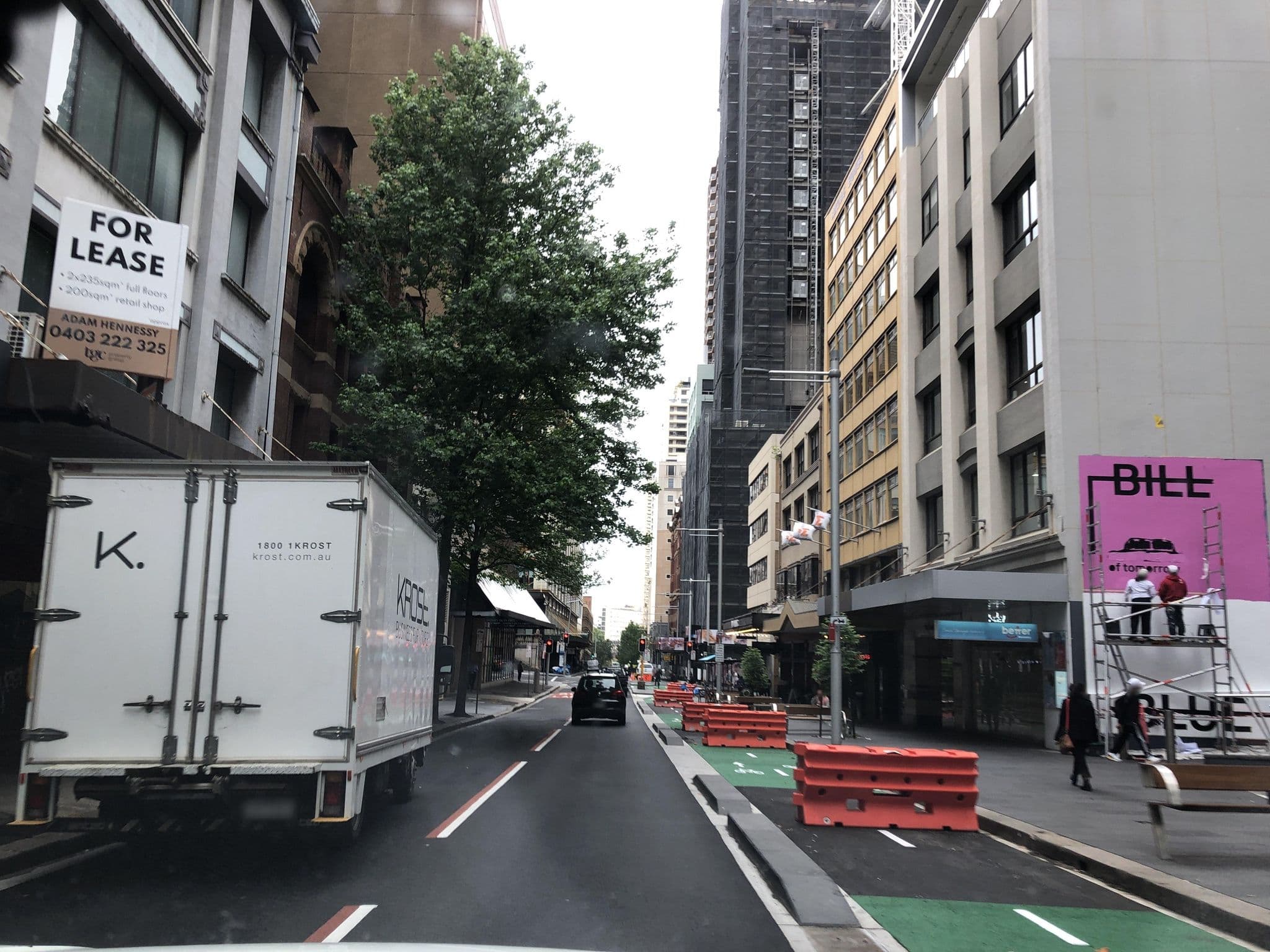 Street view near Hyde Park Inn, Haymarket — © jlstudio (CC BY-SA · Mapillary)