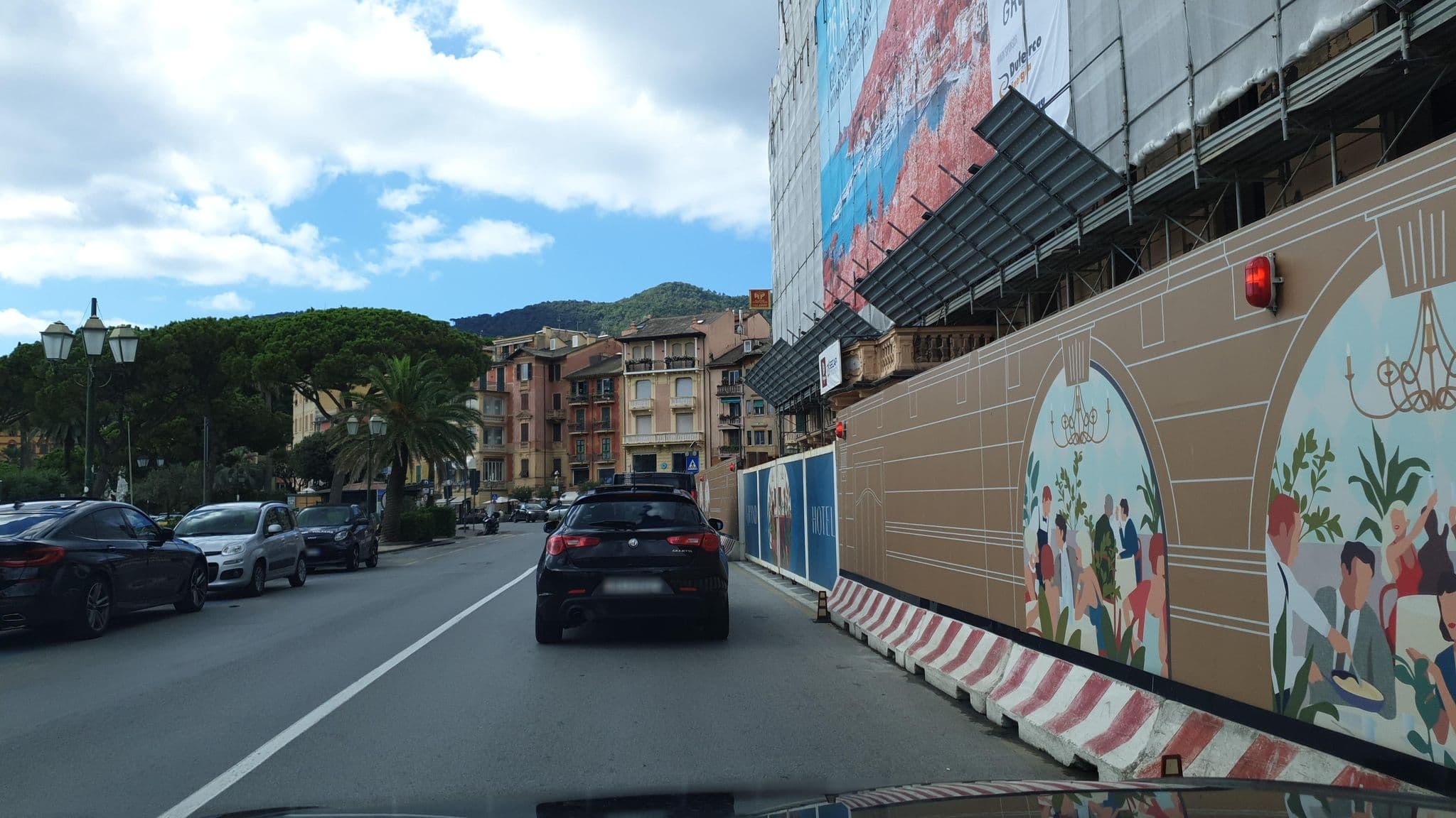 Street view near Lido Palace, Santa Margherita Ligure — © jopparn (CC BY-SA · Mapillary)