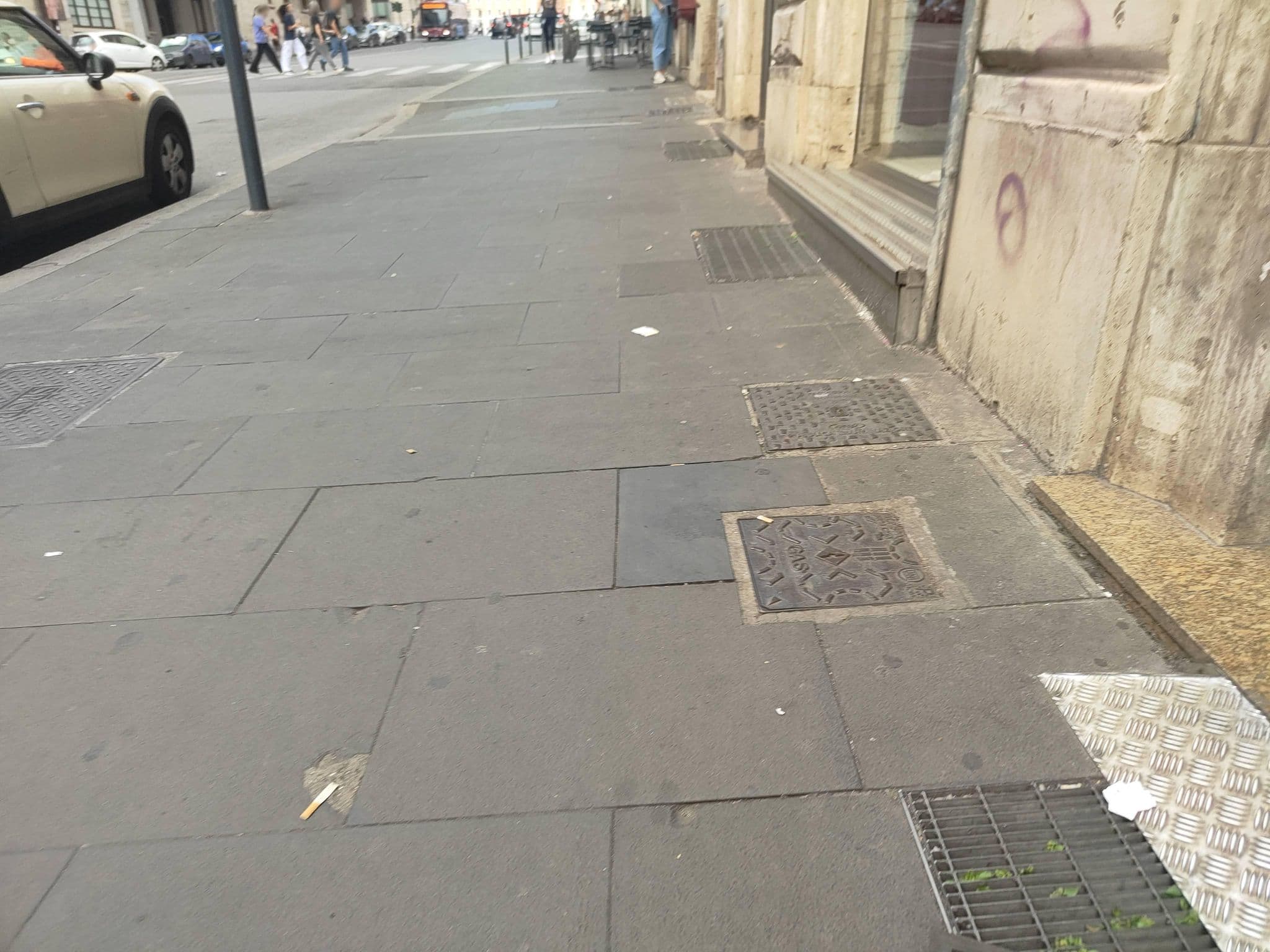 Street view near Hotel Genova, Monti