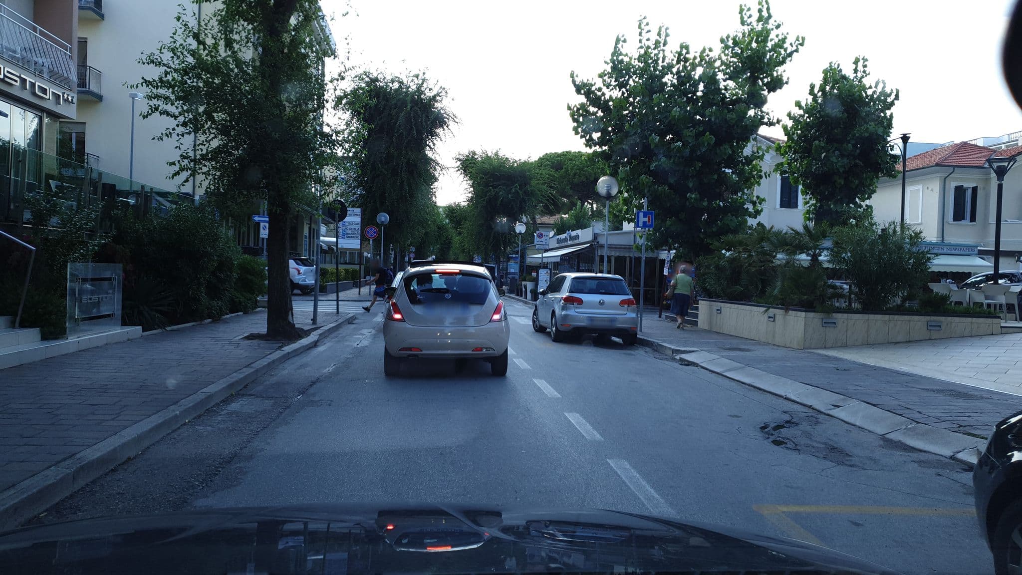 Street view near Hotel Nord Est, Cattolica
