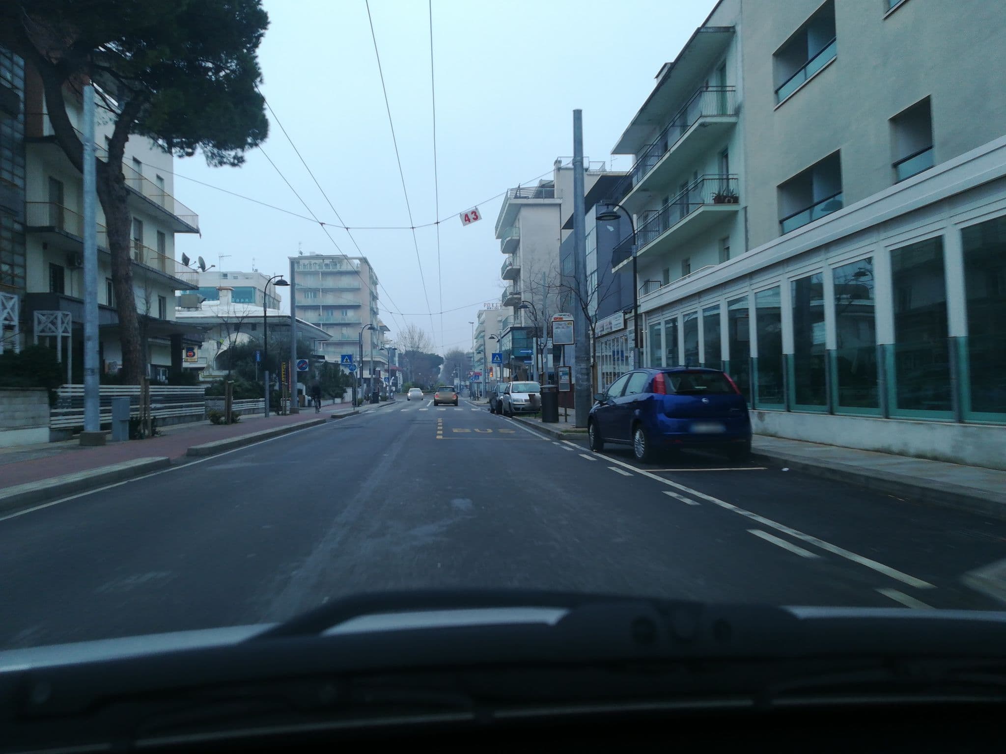 Street view near Moresco, Riccione