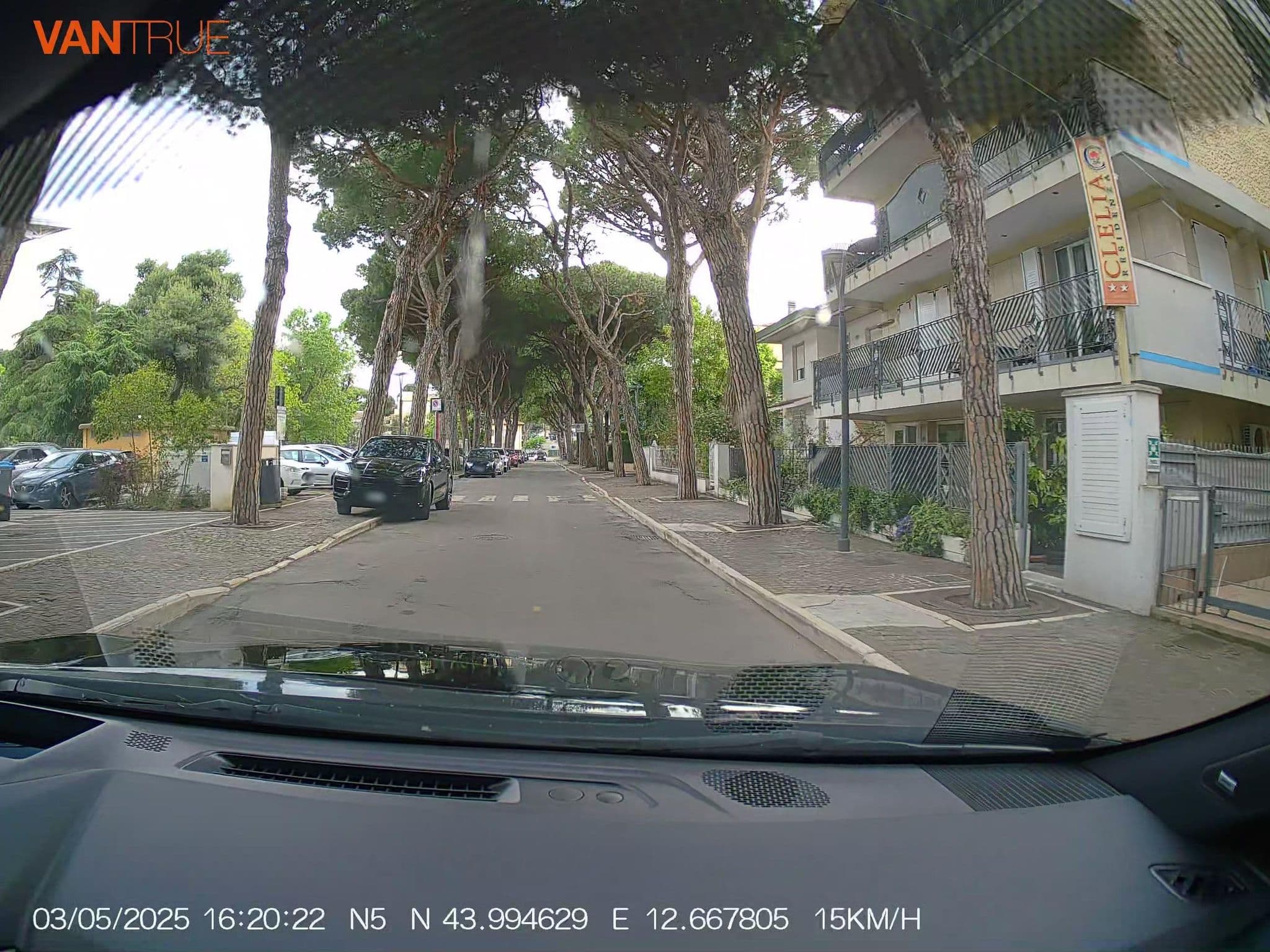 Street view near Das Nest, Riccione