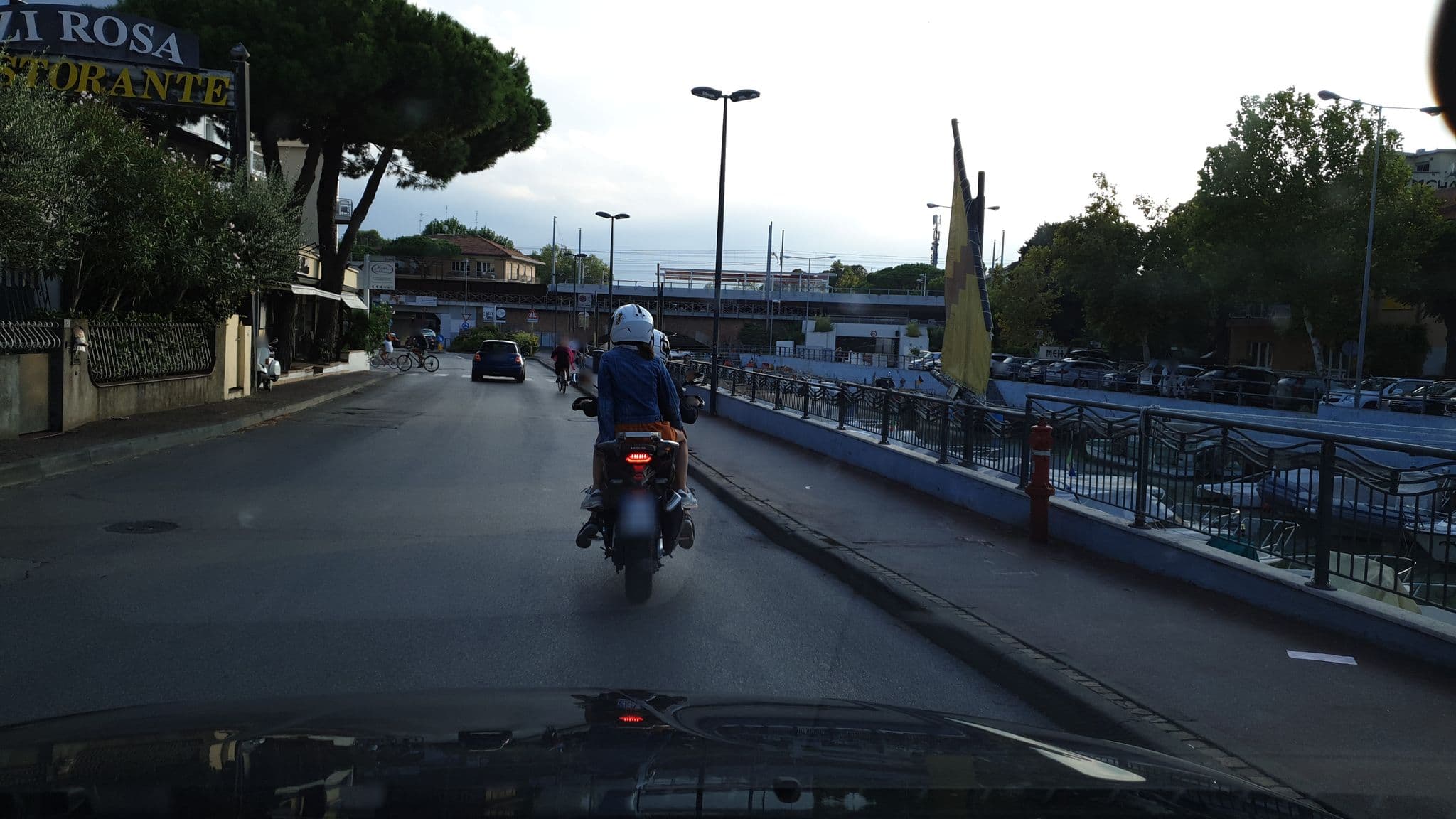 Street view near Villa Hermosa, Riccione