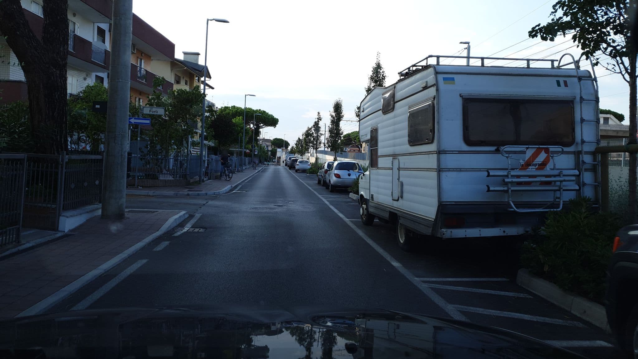Street view near Villa Tua, Riccione