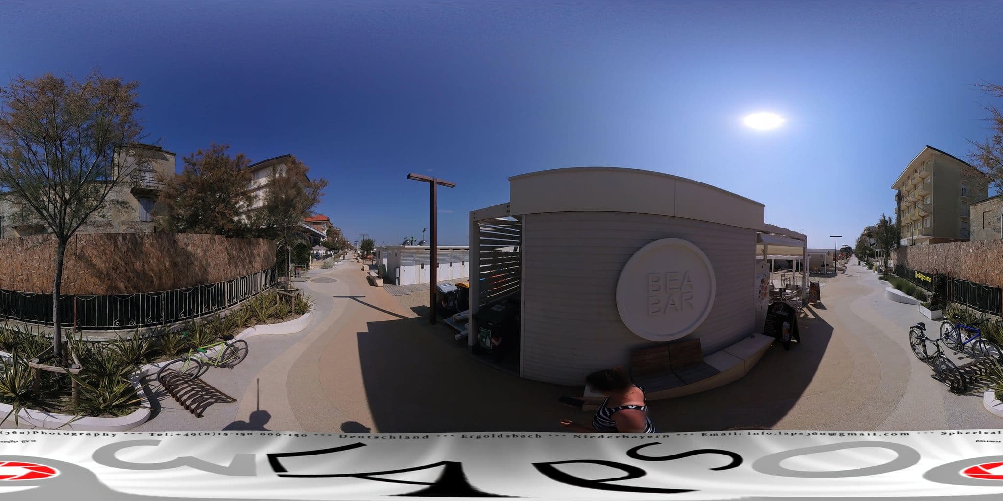Street view near La Perla, Bellaria-Igea Marina