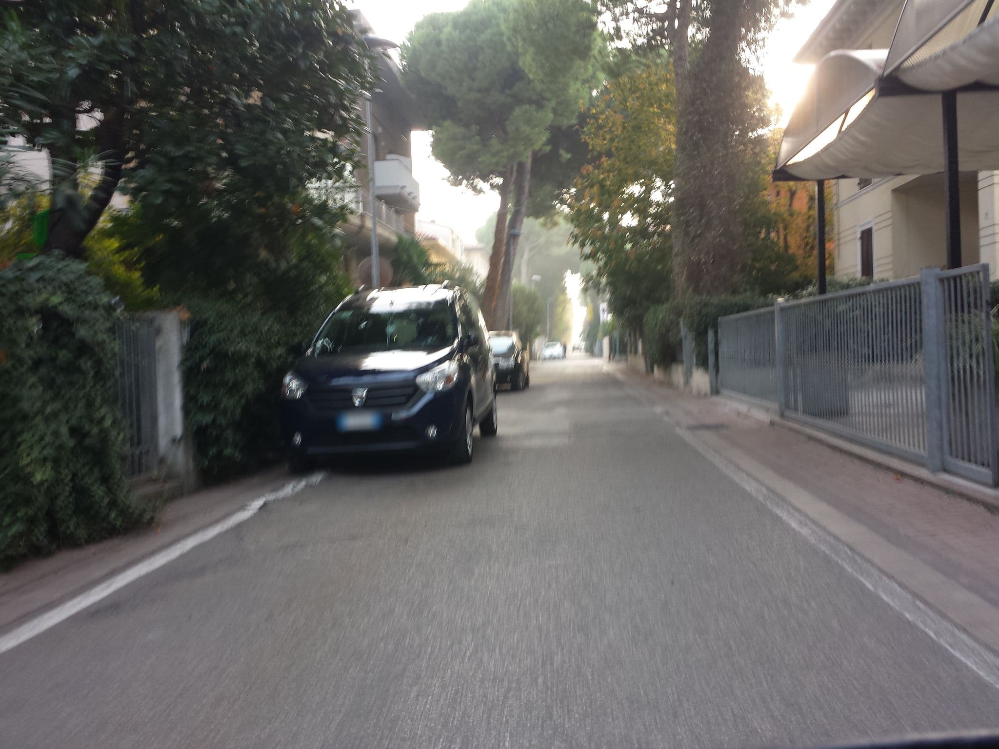 Street view near Hotel Villa Argia, Rimini