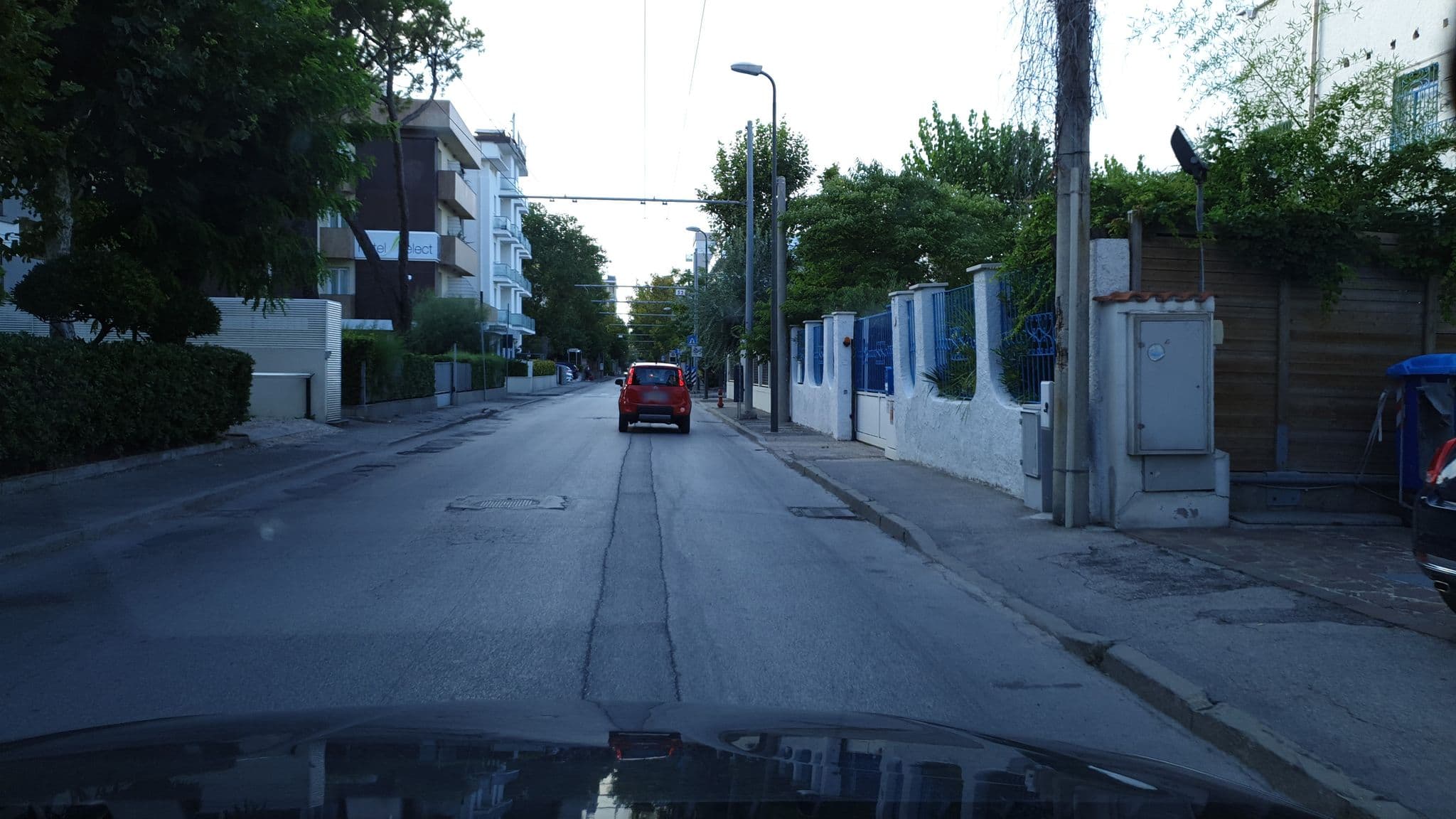 Street view near Belvedere, Riccione