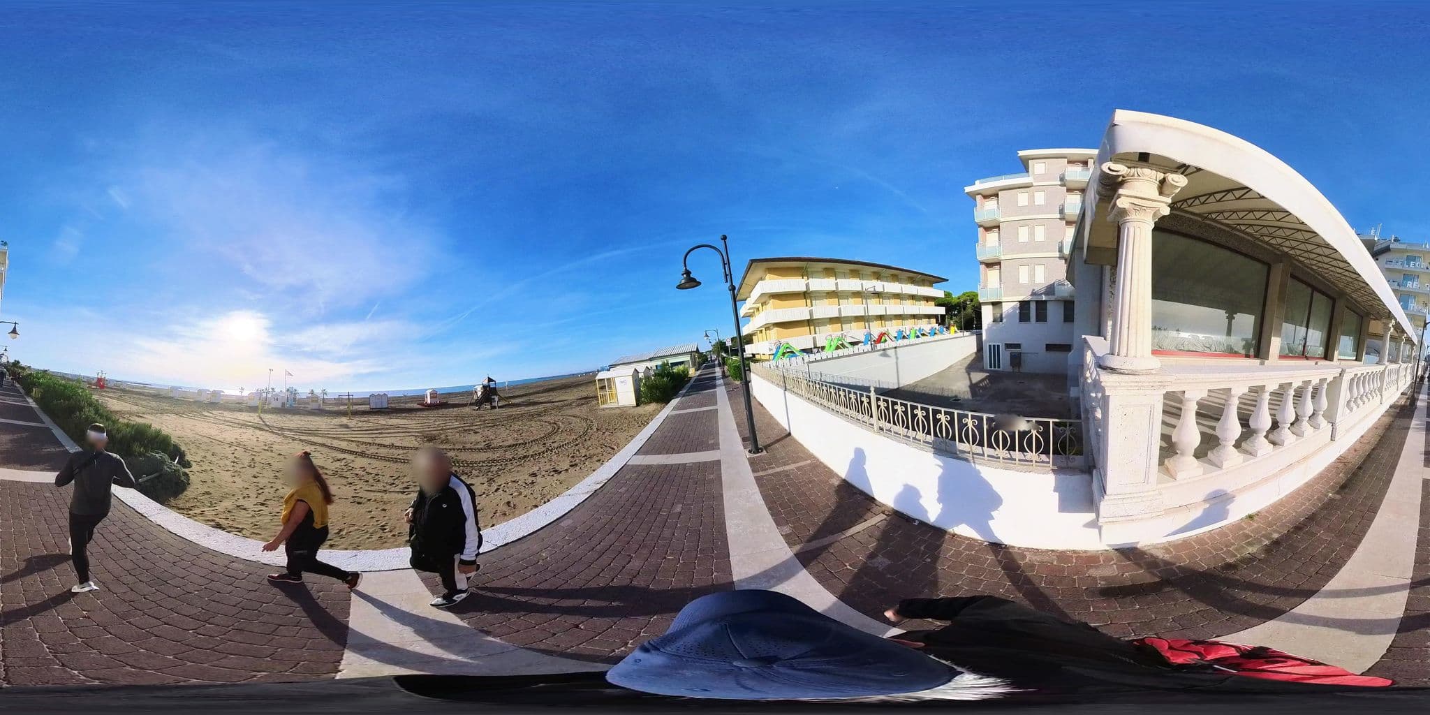 Street view near Hotel Danieli, Caorle