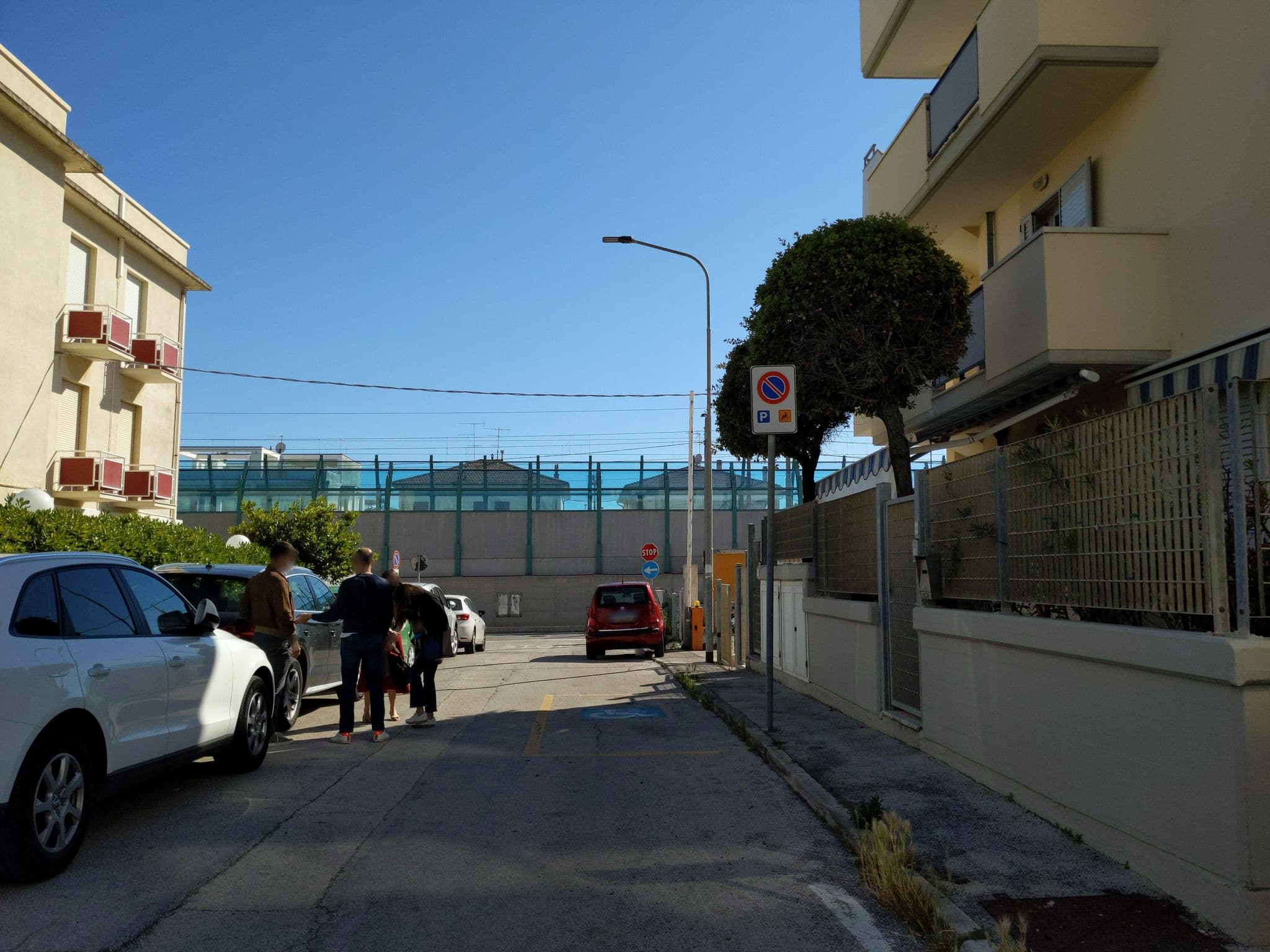 Street view near Albergo Simona, Senigallia — © sorcrosc (CC BY-SA · Mapillary)