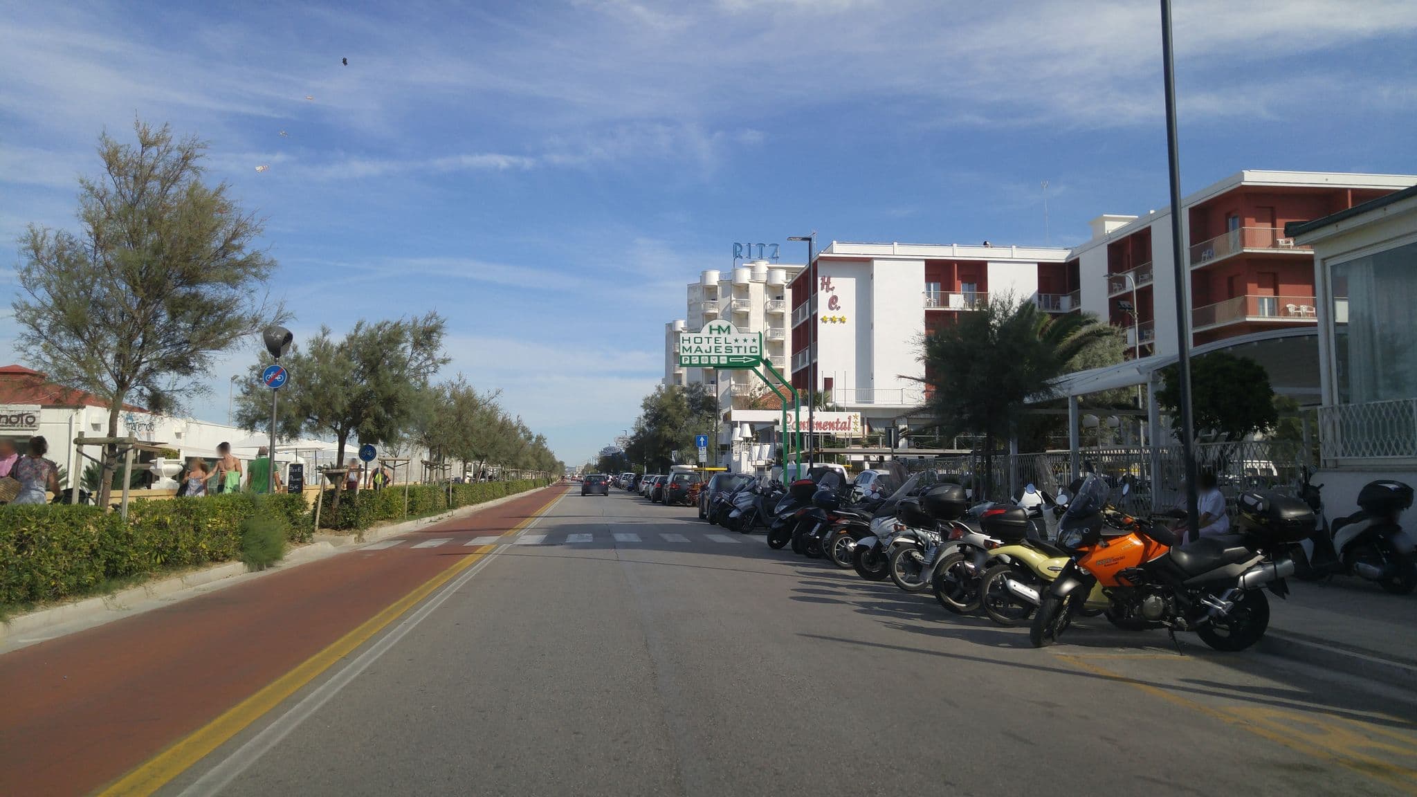 Street view near Hotel Majestic, Senigallia — © sorcrosc (CC BY-SA · Mapillary)