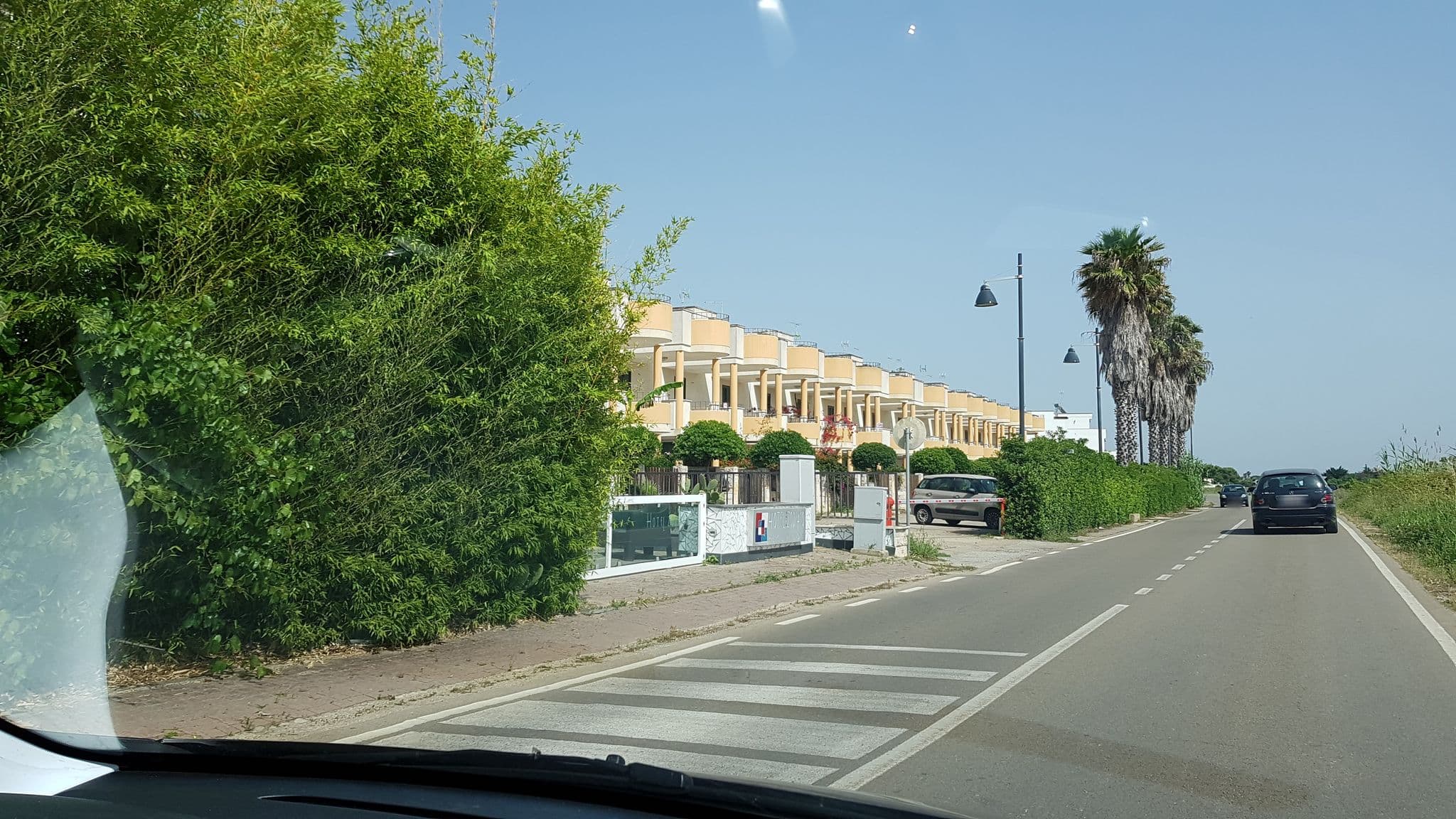 Street view near Hotel Zodiaco, Porto Cesareo — © ale_zena_it (CC BY-SA · Mapillary)