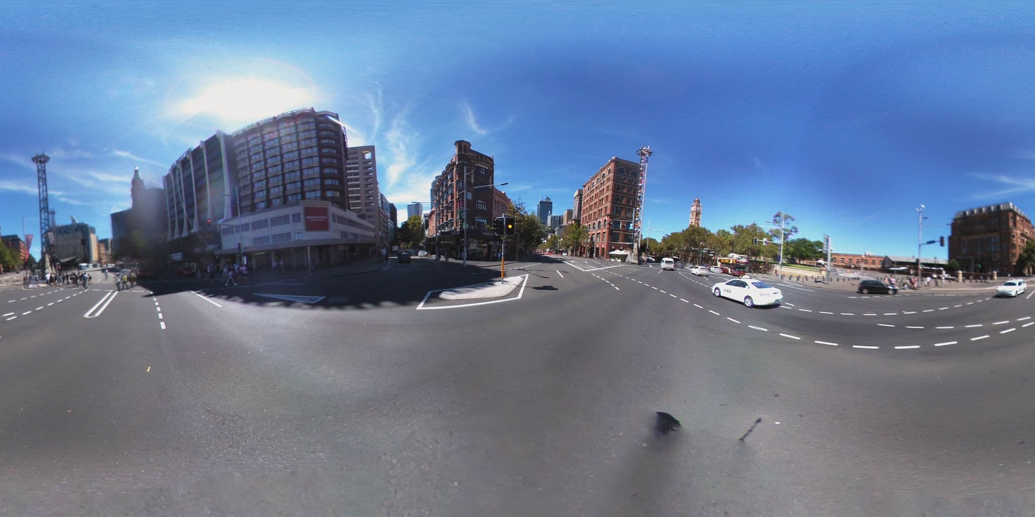 Street view near Central Studio Hotel, Haymarket — © aharvey (CC BY-SA · Mapillary)