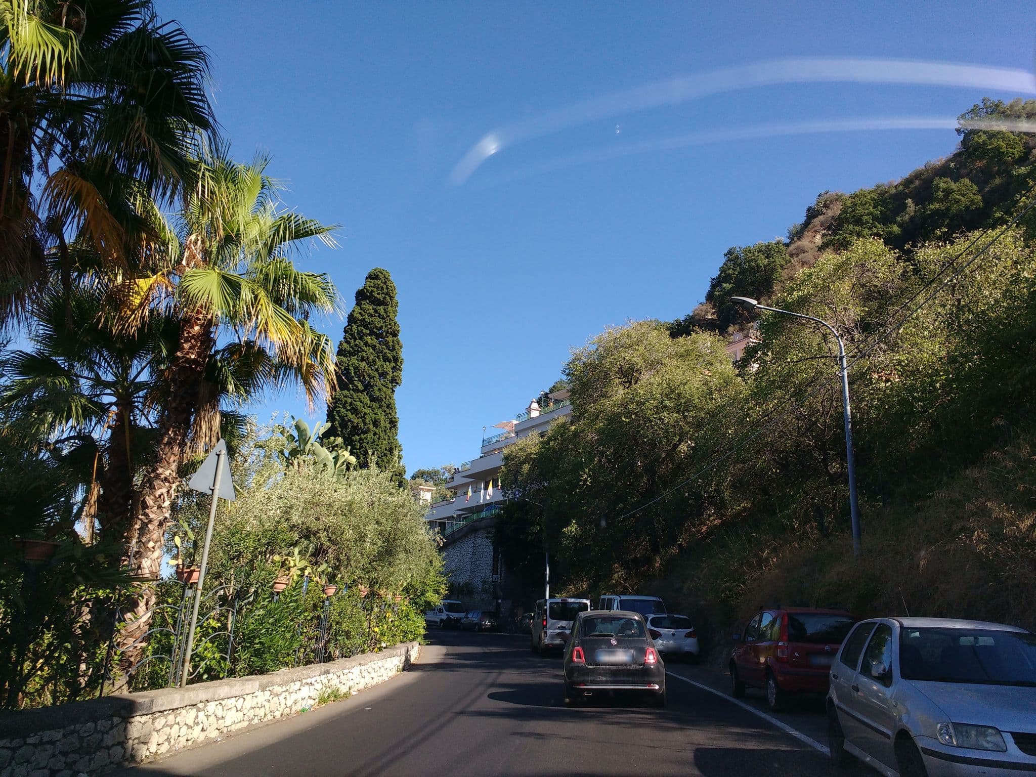 Street view near Hotel Baia delle Sirene, Taormina