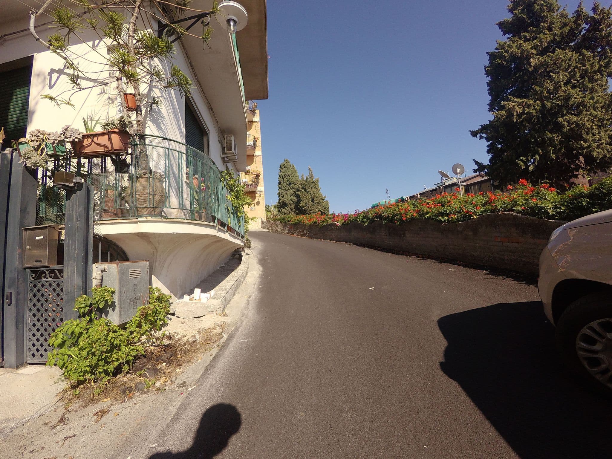 Street view near Hotel Villa Carotta, Taormina