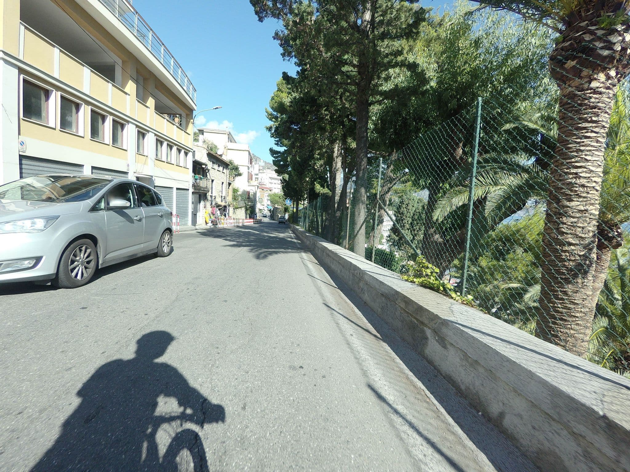 Street view near Jonic Hotel Mazzarò, Taormina