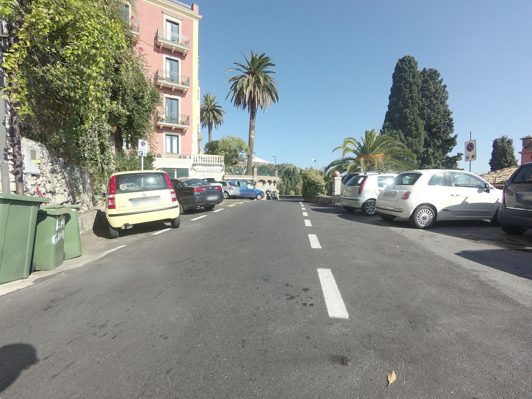 Street view near Villa Dionysus, Taormina