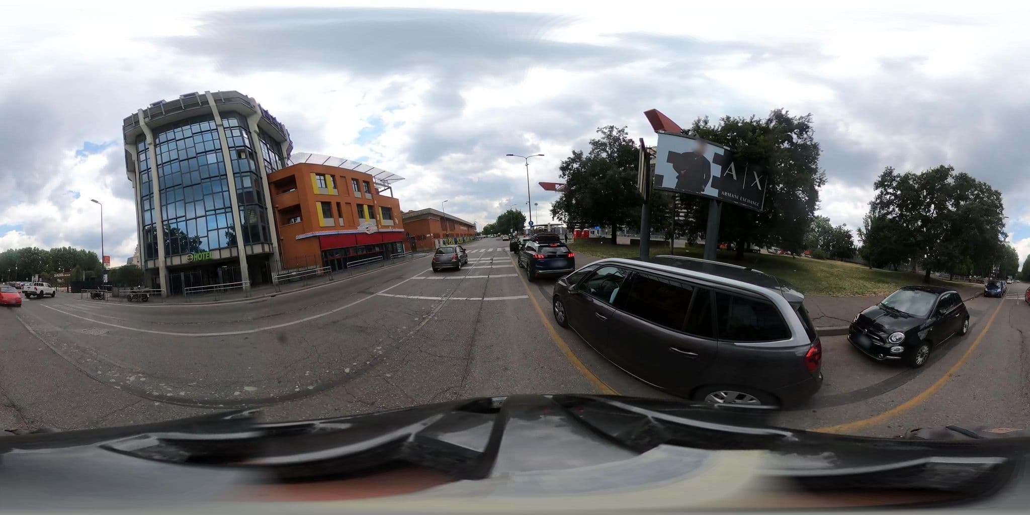 Street view near B&B Hotel Milano San Siro, San Siro — © jacopofar (CC BY-SA · Mapillary)
