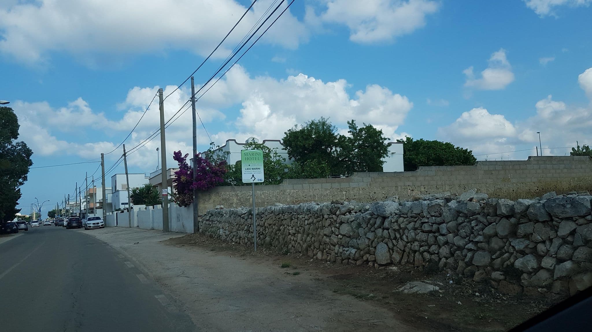 Street view near Albergo Li Pali, Salve — © ale_zena_it (CC BY-SA · Mapillary)