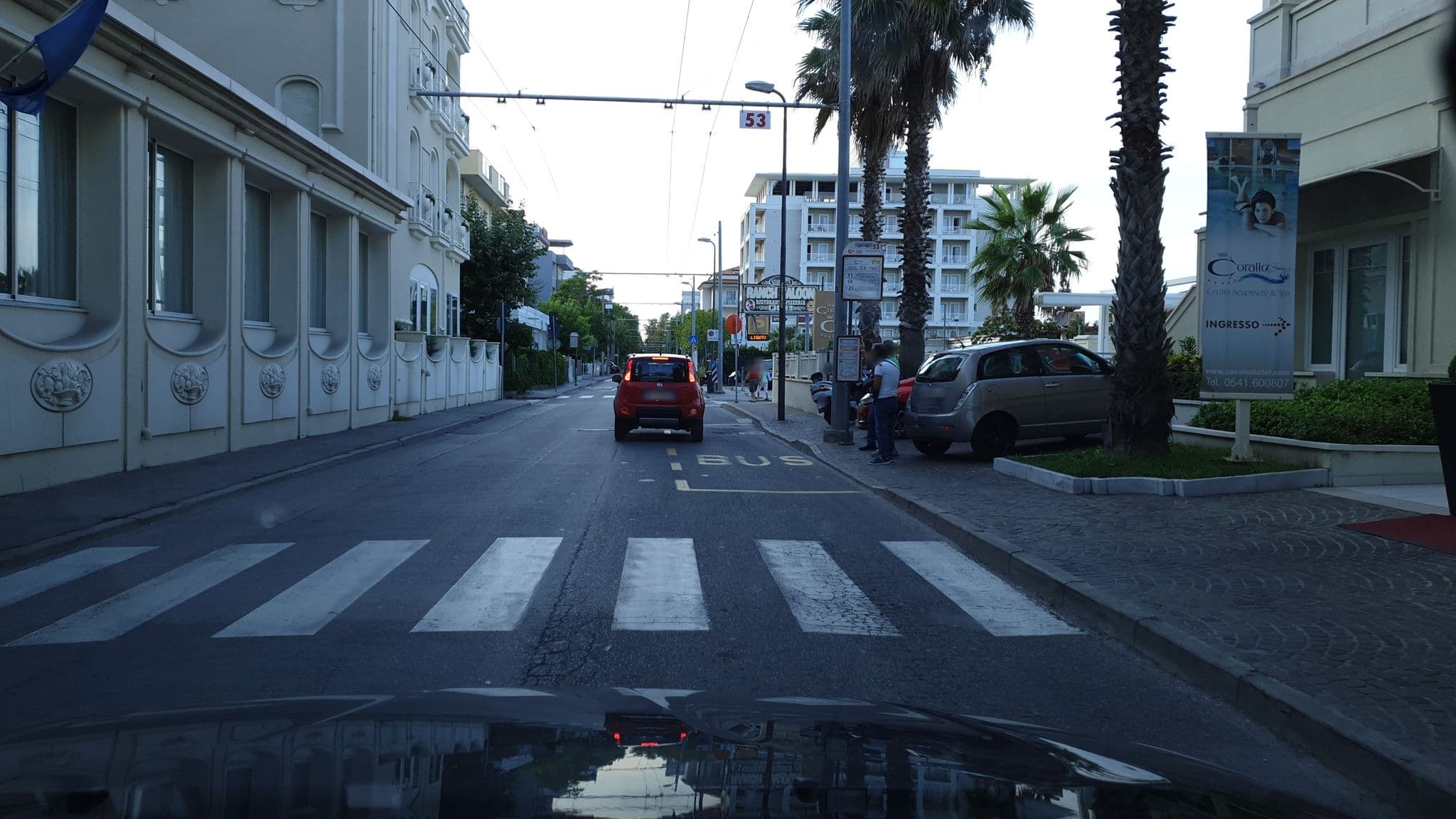 Street view near Corallo, Riccione