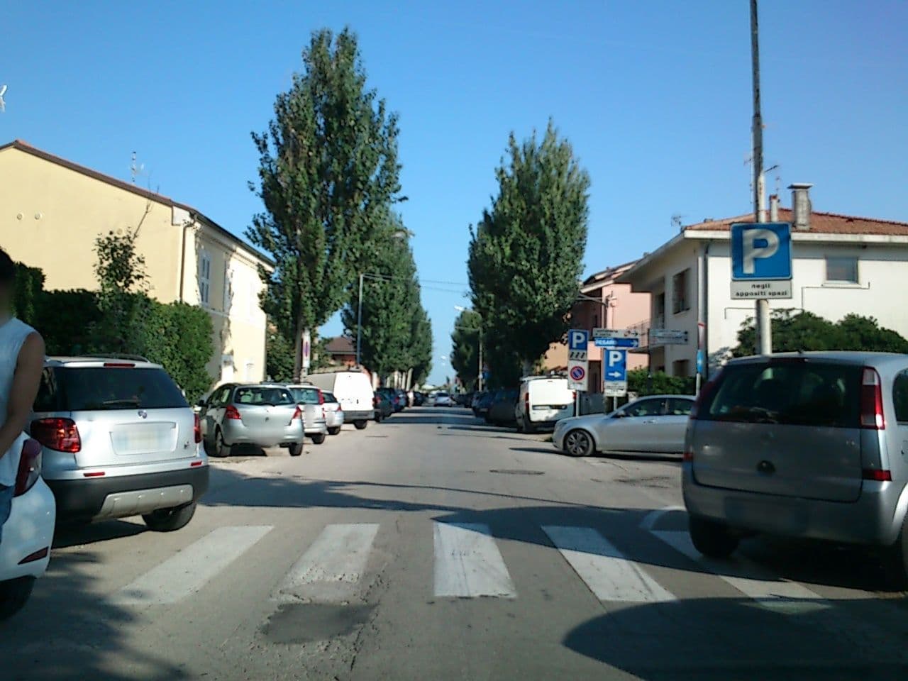 Street view near Hotel Continental, Fano — © sorcrosc (CC BY-SA · Mapillary)