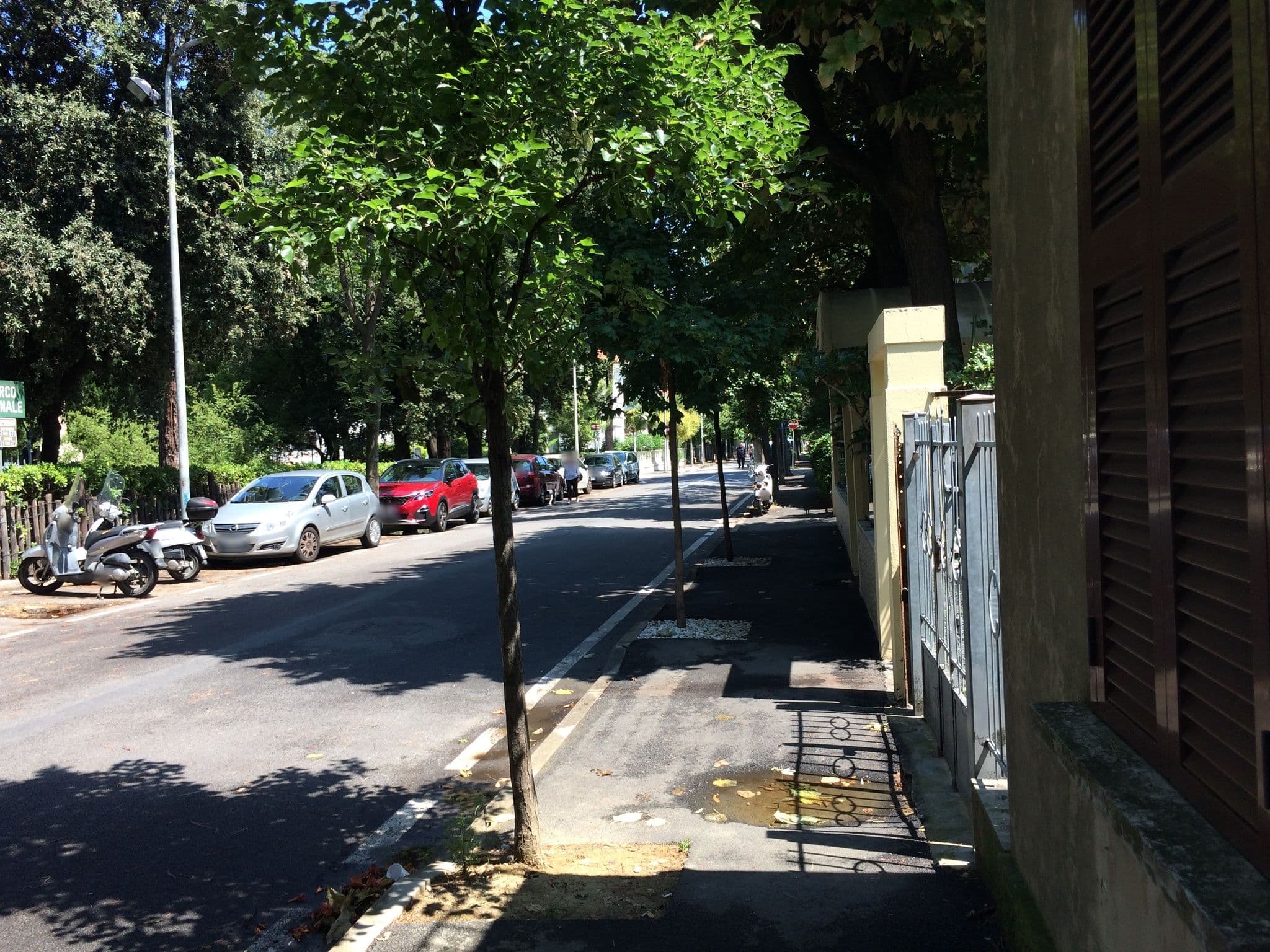 Street view near Hotel Athena, Pesaro — © peterleth (CC BY-SA · Mapillary)