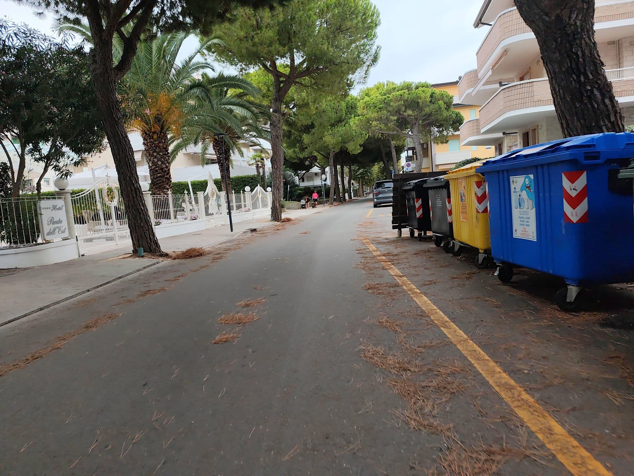 Street view near Punta dell'Est, Lignano Sabbiadoro